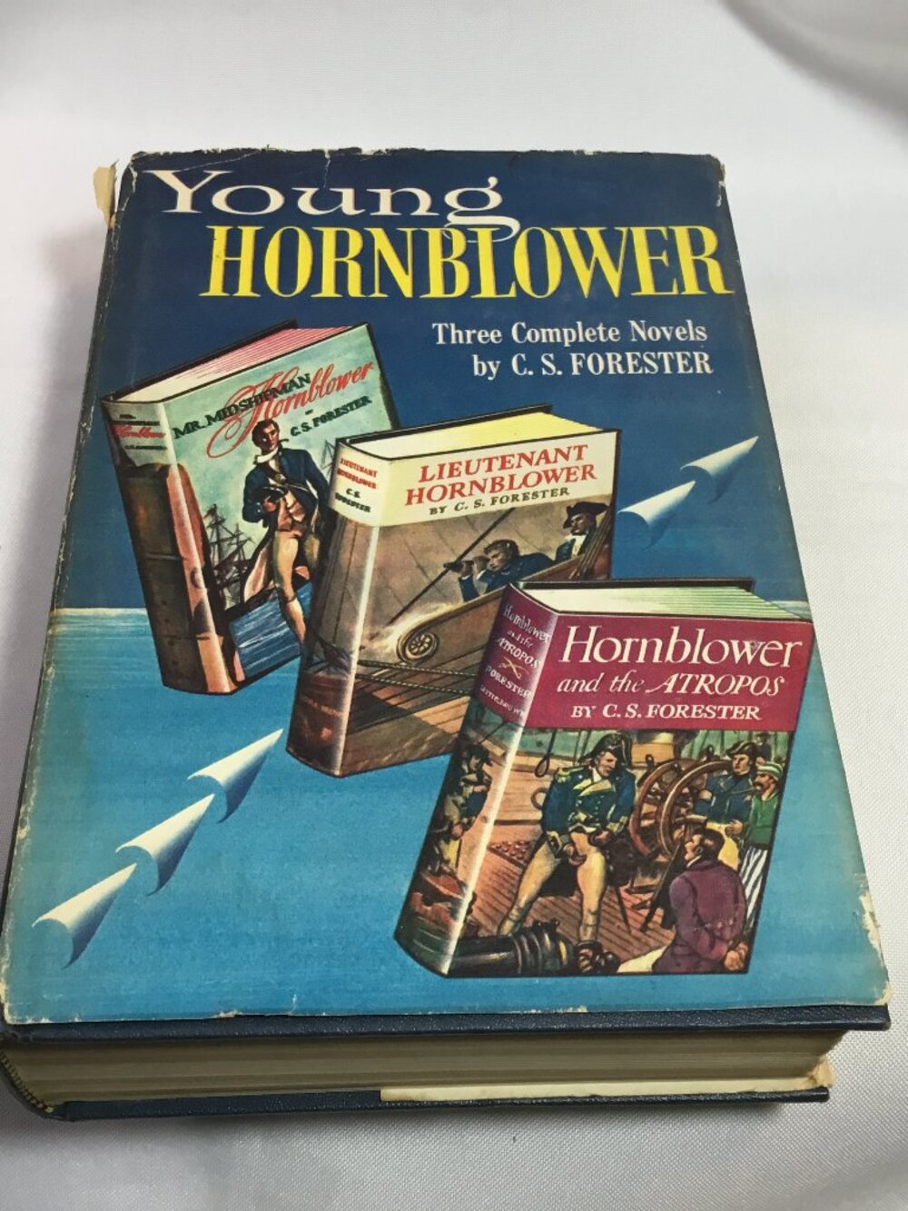 Young Hornblower Three Complete Novels by C.S. Forester, 1953 Book Club HC/DJ